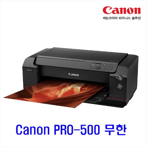 Canon PRO-500 무한 프린터제외  12색 안료 무한 공급기 장착비 ,잉크 포함  (사전예약)